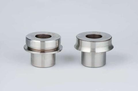 Bead Roller Pro Grade Radius Die Set for Metalworking, Cr12 steel round over dies shown, includes 5/16 and 1/2 inch radii