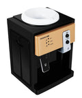 Three Temperature Water Dispenser With Hot Cold Warm Settings, No Fuss Freestanding Unit, fits countertop, black design
