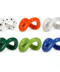 Set of Six Playful Ceramic Wall Hooks for Coats and Keys Game Changer Storage Solution Sweet Decorative Hangers Assorted Colors.