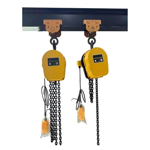Portable Electric Chain Hoist For No Sweat Heavy Lifting And Construction Projects Featuring Sturdy Bearings Runs Like A Smooth Operator While Delivering Consistent Torque And Zero Hassle Jobsite Performance