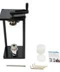 Top Shelf Manual Jar Sealer For 55Mm Soda Pots With Heavy Steel Build and Smooth Rotary Winder, includes assembly tools.