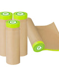 Four rolls of Pre Taped Masking Paper For Painting With Tape In One Roll 18 Inch By 50 Feet Quick Setup Drape Paper For Auto Body