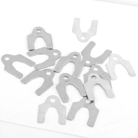 48 Piece Metal Shim Kit Pro Grade For Auto Alignment And Leveling With Multiple Inch Shims Including One Eighth One Sixteenth One Thirty Second