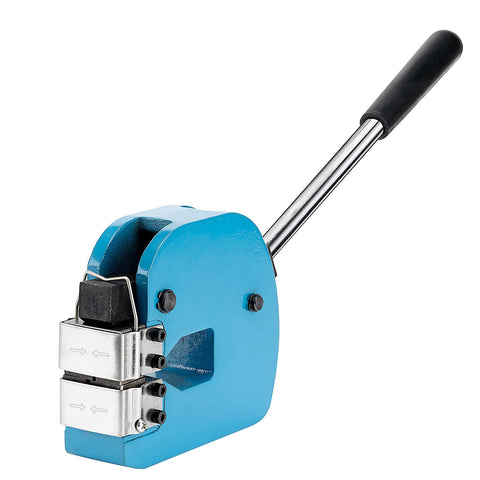 Metal Shrinker And Stretcher Two In One With 90mm Throat for bending mild steel and aluminum, shown from side with handle visible