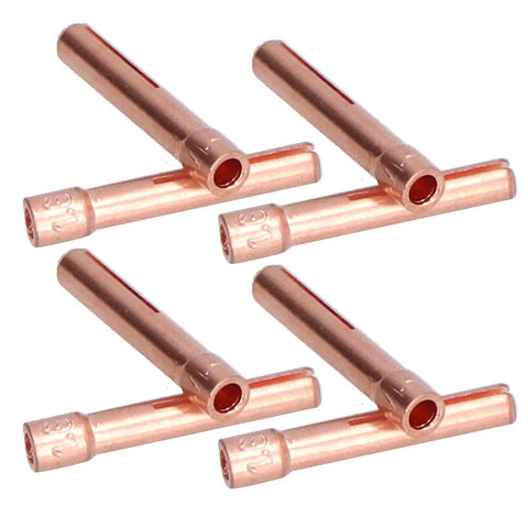 1.6mm Orifice Collet Copper Set With 20 Tungsten Electrodes for QQ150, premium copper build