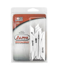 AR 1250 Vane 2.8 Inch White 36 Pack Delivers Stealth Speed And Torque displayed in clear packaging