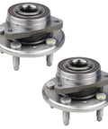 Plug-And-Play Front Wheel Hub Bearing Assembly Pair For 2010-2016 Chevy Equinox, 2010-2016 GMC Terrain, And 2014-2016 Cadillac CTS AWD - Easy Install, Fully Assembled, 5 Lug 3 Bolt Front Replacement, Same Day Shipping