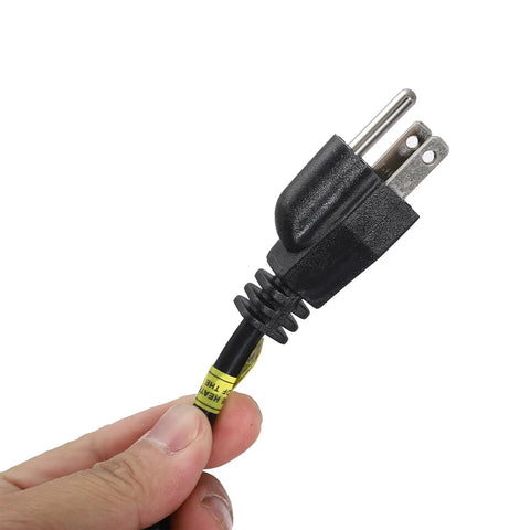 Close-up of power cord plug for Triple Temperature Water Dispenser With Hot Cold Warm Water Output For Coffee Tea And More