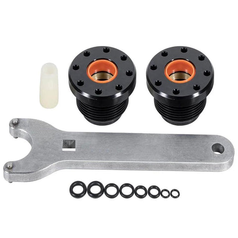 Front Mount Hydraulic Steering Cylinder Seal Kit With Pin Wrench For Pivot Front Mount Cylinders, Premium Aftermarket Replacement Fits HC5340 HC5341 HC5342 HC5343 HC5344 HC5345 HC5346 HC5347 HC5348 HC5358 HC5365, Easy Install