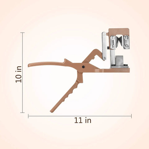 Side view of V Cut Grafting Tool For Large Branches Full Metal Body With SK5 Blade, 10x11 inches, ideal for precise graft cuts.