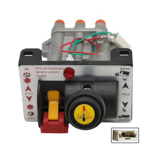 AV-295 Integral PTO Hoist Control Valve Plug And Play For Pneumatic Dump Pumps Easy Fit With Tipper Truck Hydraulic Systems Replacement Valve 328388-79X 329358X K90 WA201X