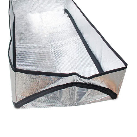 Energy Saving Attic Door Insulation Cover Fits 25 X 54 X 11 Inches, Fireproof attic tent with dual aluminum foil bubble insulation
