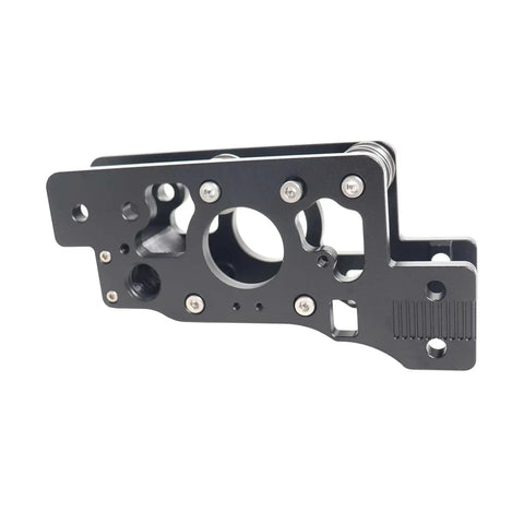 CNC Aluminum XY Axis Motor Drive Frame Kit With PG7 Cable Gland For High Speed 3D Printer Motion, Ultra Light Structure For Quick Response, Precision Machined Gantry Frames, Easy Mounting And Strong Stiffness, black aluminum plate