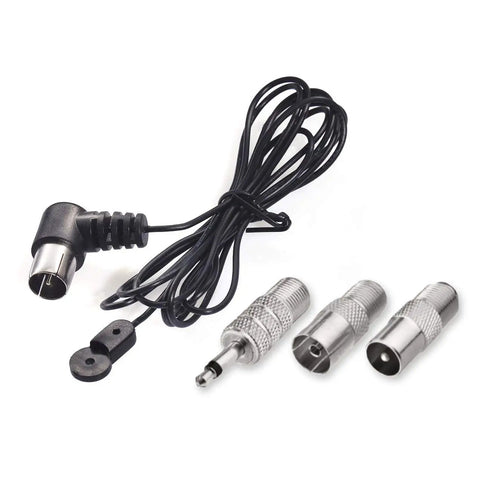 FM Antenna 75 Ohm Indoor Universal Connector Adapter For Home Theater Receivers And Stereo Systems Compatible With Pioneer Onkyo