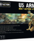 Bolt Action US Army Starter Set One To Fifty Six Scale WWII Wargaming Plastic Miniatures Kit box for Mediterranean campaigns