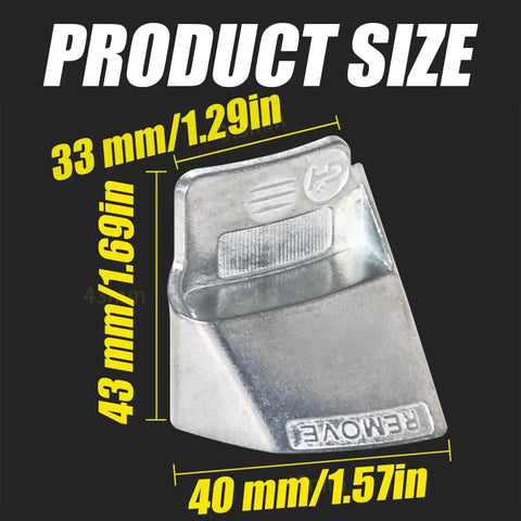 2 Piece Stretch Belt Mate Kit with Metal Remover dimensions 33mm x 40mm aluminum tool for cars and trucks