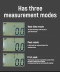 Portable Push Pull Force Gauge For Quick Tension Testing Battery Powered Mini Dynamometer With Built In Sensor 50 To 500N, three modes display