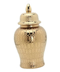 Hassle Free Ceramic Pantry Canisters For Tea Coffee Sugar Spices Totally Sealed Kitchen Storage Jars With Secure Lids gold jar with decorative lid