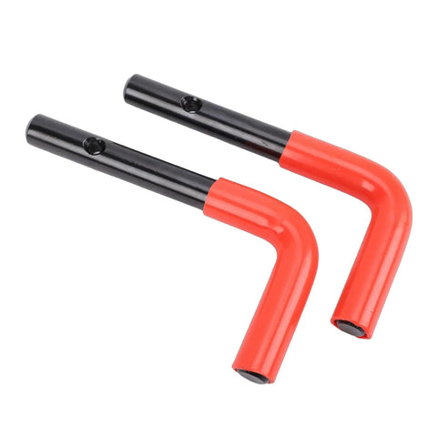 Beefy Replacement Lock Pin Kit For Snow Plow Stand Western HTS Midweight, Heavy Duty Pins With Spring Clips, Includes 2 Handle Lock Pins, 2 Hairpin Clips, Keeps Your Plow Solid And Ready For Winter.