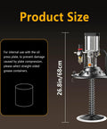 Heavy Duty Pneumatic Grease Pump, 26.8 in Height, with Bucket Type Gun, 30-68 MPa High Pressure for Industrial Lubrication