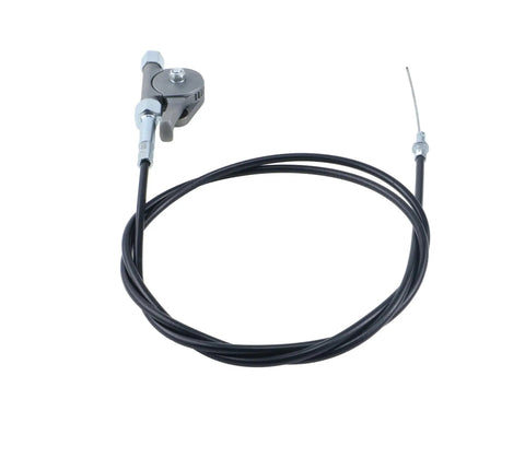 Throttle Cable Kit For Wacker CT36 CT48 Trowels, Fits Multiple Part Numbers 5100034471 5000163391 5000010369 5000164648, Includes One Cable Assembly For Smooth, Responsive Throttle Control. black throttle cable assembly with metal fittings