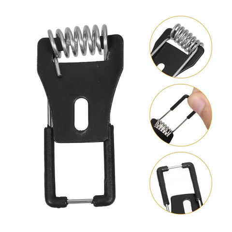 50 Pack Spring Lamp Ceiling Mounts For Heavy Duty Lighting Hardware Built From Iron With Uniform Spring Pitch detail view