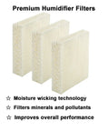 Replacement Wick Filter Pack For Honeywell Top Fill Tower Humidifiers HEV615 HEV620 HFT600 T Compatible Filter 6 Pack