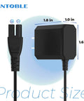 8.6V Pool Vacuum Charger For Pool Blaster Catfish Li And Water Tech Vac Cleaners Replacement Power Supply LC099-2SK side view with size