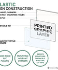 Straight Up Notice For Designated Cell Phone Area Spanish Osha Safety Sign 10 By 7 Inch Heavy Duty Plastic Wall Mount features mounting details.