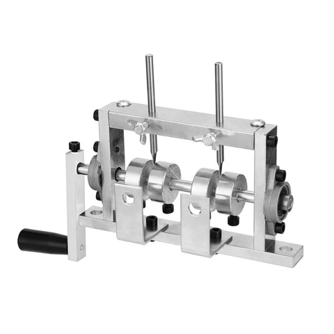 Heavy Duty Manual Wire Stripper Machine For 1-30mm Cable Stripping showing adjustable components and robust steel build.