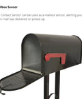 LoRa Smart Outdoor Contact Sensor And Hub Starter Kit monitoring mailbox with sensor for home security and alerts system