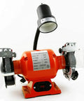 Straight Shot 6 Inch Bench Grinder Loaded With A Beefy Half Horsepower Motor Packs Bright Flexible Work Light And Heavy Duty Spark Guard.