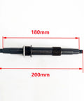 180mm axle of the 2 Inch Cup Bike Conversion Kit Crank Set With 180mm Axle And 44 Tooth Sprocket Included Bottom Bracket Cup Ball Bearing Kit