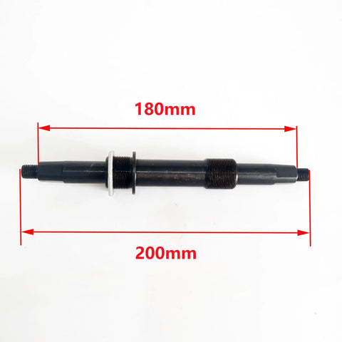 180mm axle of the 2 Inch Cup Bike Conversion Kit Crank Set With 180mm Axle And 44 Tooth Sprocket Included Bottom Bracket Cup Ball Bearing Kit