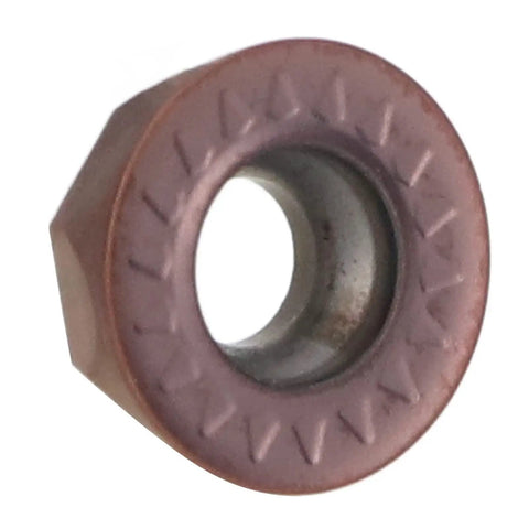 10PCS Fafeicy Round Carbide Milling Inserts Clip Turning Tool For Lathe And Milling Machine Steel Wood Mdf Acrylic Cutting Solid Durability close-up of a carbide cutter insert