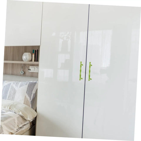 Modern wardrobe with Zinc Alloy Cabinet Pull Handles Two Pack Modern Decorative Drawer And Wardrobe Door Handles in green