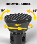 3D swivel saddle for Heavy Duty Five Ton Car Support Screw Jack For Home Garage Construction And Bridge Stabilization Pro Grade Lift