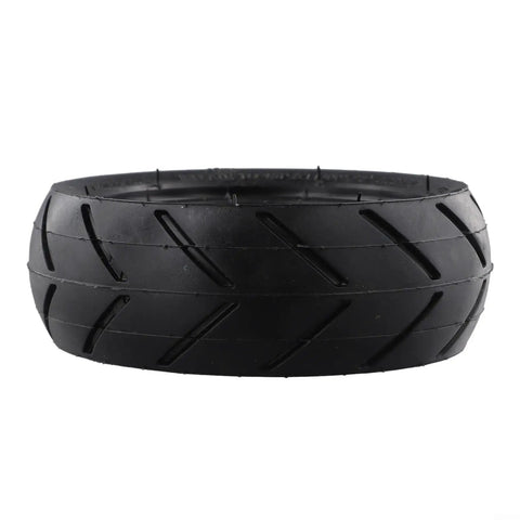6 Inch 150x50 Solid Outer Tire For Electric Skateboards And Off Road Surf Scooters, flat-free black rubber tire, side view