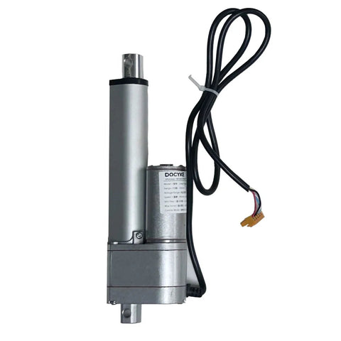 Long Stroke Linear Servo Actuator 100Mm 150Mm 200Mm PWM Control 12V 28V for DIY Robots Arduino with wires and metal casing.