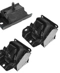 Beefed Up Engine Mount Kit Set Of 3 Locks Securely On 2007 Through 2013 Cadillac Escalade 6.2L V8 Rwd Suv Truck Factory Spec Steel parts