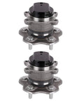 Rear Wheel Bearing And Hub Assembly All In One For Nissan Qashqai 2017 2019 Rogue 2014 2019 And Rogue Sport 2017 2019 5 Lug With ABS Pre Greased And Pre Sealed Multi Lip Replacement Wheel Hub, showing two 5-lug hub assemblies