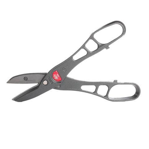 Workhorse 14 Inch Aluminum Snips For Circle And Straight Cuts, Heavy Duty Combination Cut Snips With Large Handle Loops