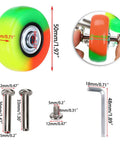 Heavy Duty 50Mm Luggage Replacement Wheels Featuring 18Mm Wide Rim Rock Solid Ball Bearings And Hassle Free Mounting Kit For Smooth Suitcase Travel Repair and tools.