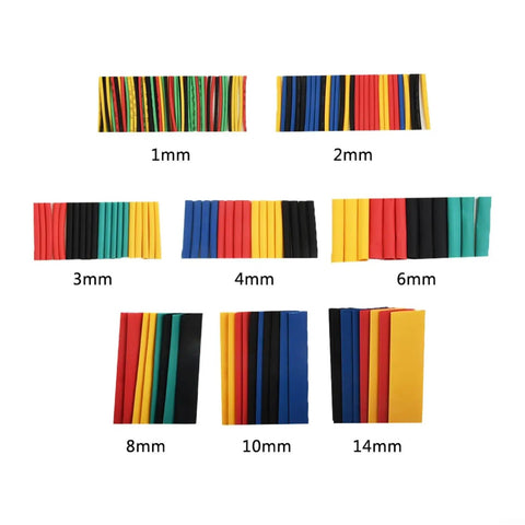Check Out This Awesome F164PCS Heat Shrink Tubing Kit With Mixed Colors For Wire Cable Sleeves And Insulated Protectors Perfect For Electrical Diy Or Auto Repair Jobs Using Polyolefin Material That Shrinks To 2-1 Ratio, 1mm-14mm sizes