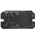 Genuine OEM Replacement Furnace Relay DPST General Purpose Relay, black component, top view for enhanced furnace performance.