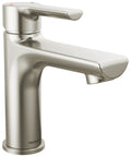 Flute Bathroom Faucet Brushed Nickel Fits 1 or 3 Hole 4 Inch Installations With Optional Base Plate ADA Compliant WaterSense Certified