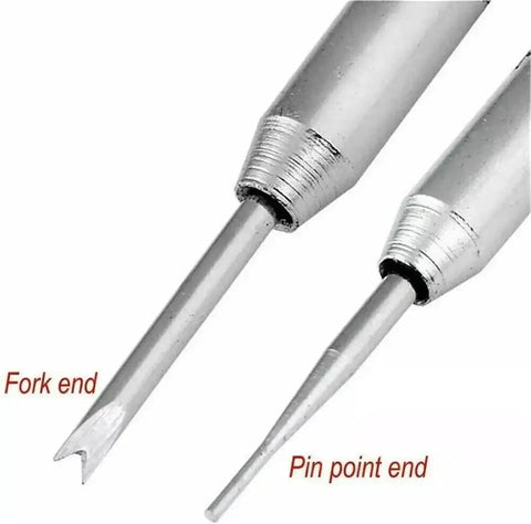 Watch Band Spring Bars Repair Kit 1440 Pcs, Pro Grade Strap Link Pins Tool Set fork and pinpoint ends shown