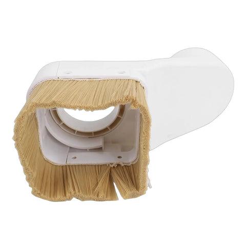 Tough 100Mm Abs Cnc Spindle Dust Shoe Paired With A Snug Fit Brush Hood that traps dust, featuring a durable ABS build.