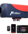 8Kw Diesel Air Parking Heater For Rv Garage Van Truck With Smart App Control, showing unit and app interface for remote operation.