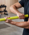 Wrist Strength Trainer Twist Bar For Real Grip Gains And Arm Power, green twist bar held for forearm workout
